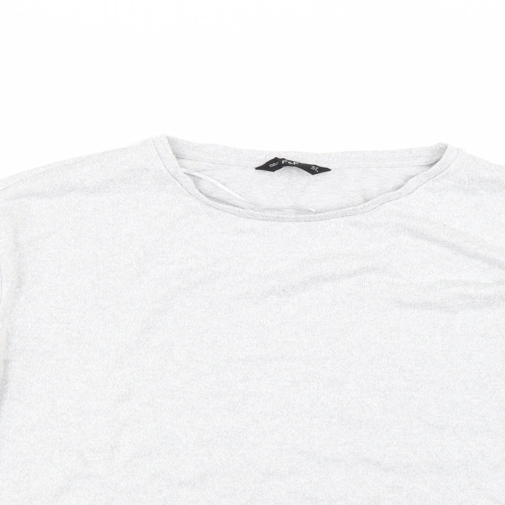 F&F Womens Grey   Pullover Jumper Size 12