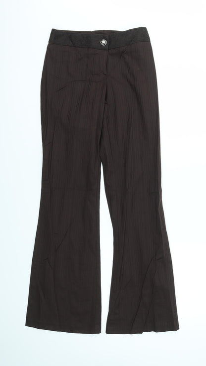 Womens UK Size 30 in Preworn Regular Fit  Brown Trousers