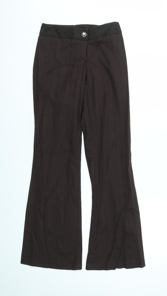 Womens UK Size 30 in Preworn Regular Fit  Brown Trousers