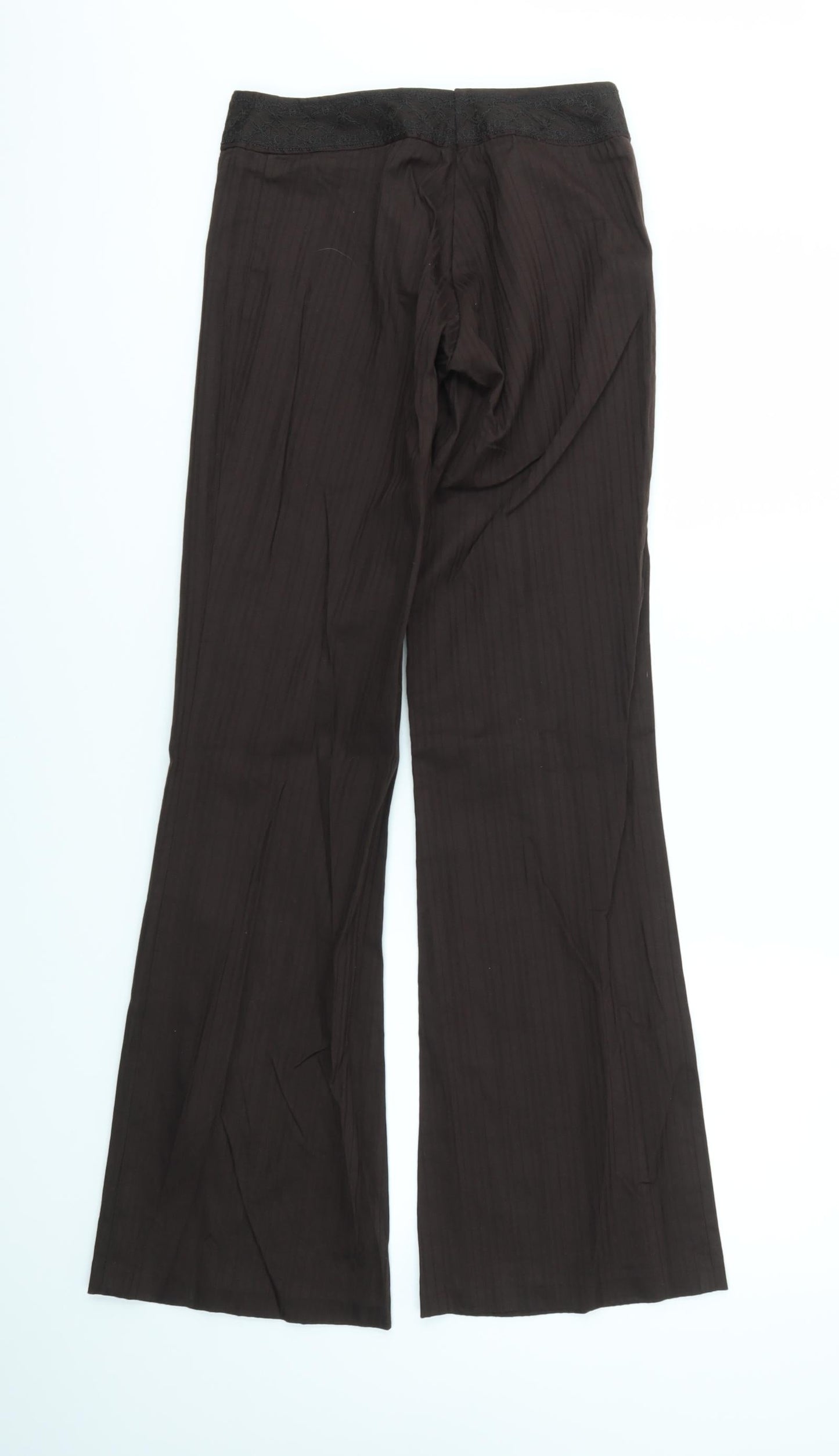 Womens UK Size 30 in Preworn Regular Fit  Brown Trousers