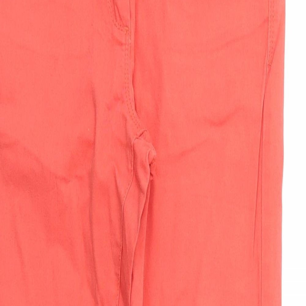 M&S Womens Red   Skinny Jeans Size 8 L28 in