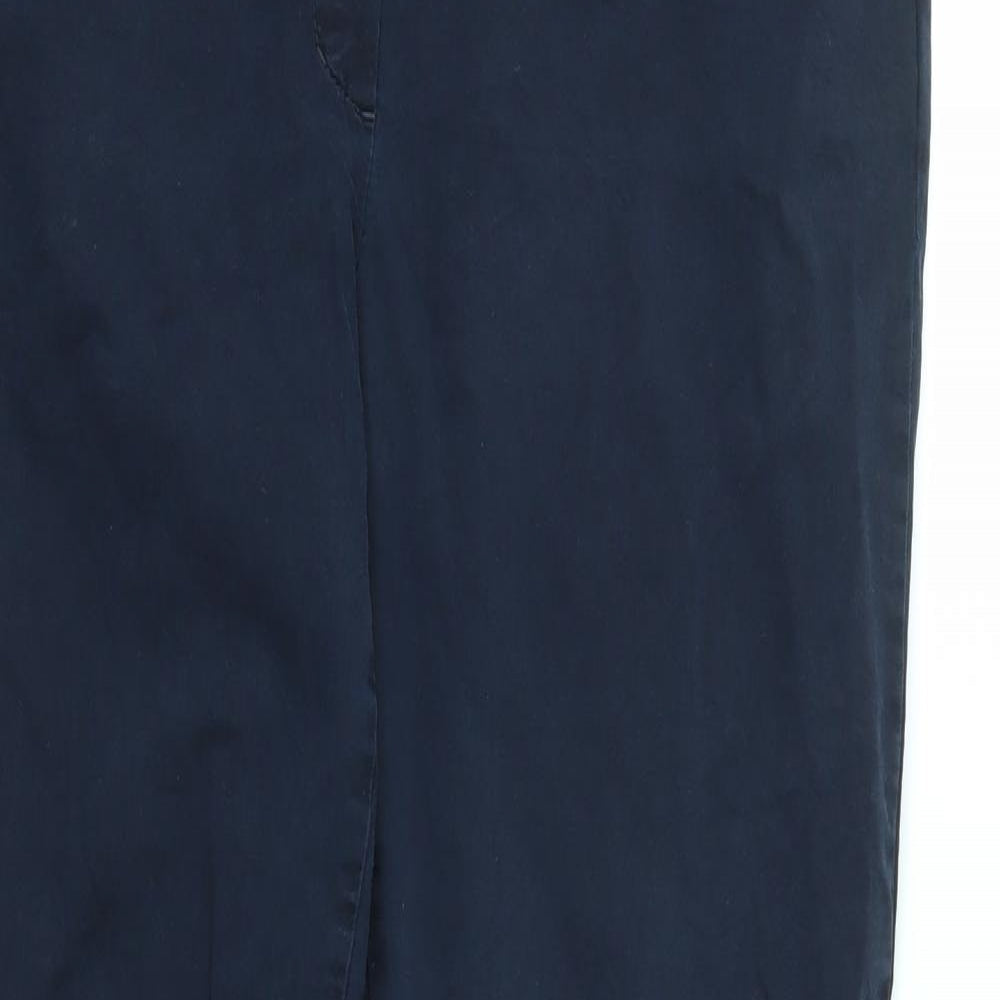 Womens UK Size 38 Preworn Regular Fit  Blue Trousers