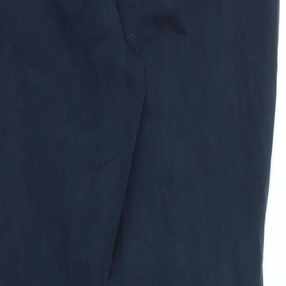 Womens UK Size 38 Preworn Regular Fit  Blue Trousers