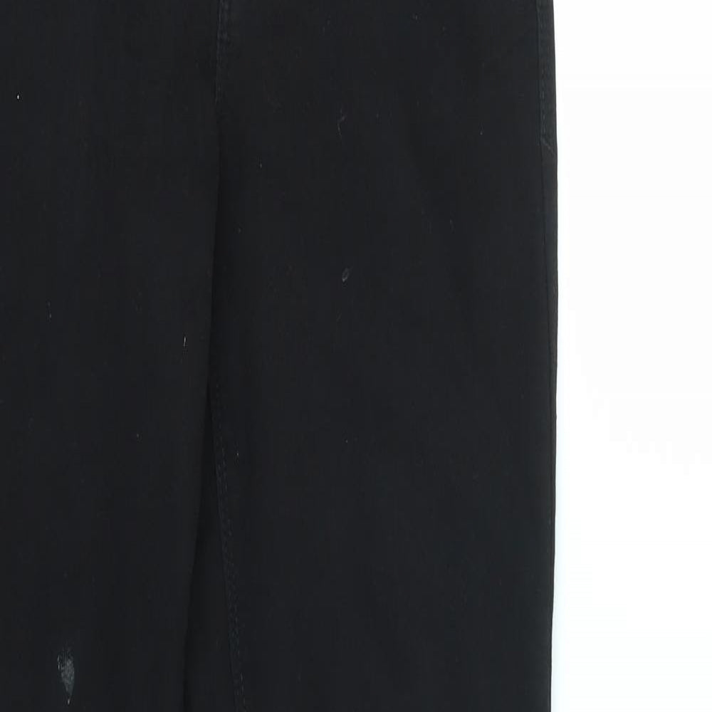 Womens UK Size 10 Dorothy Perkins Regular Fit  Black Trousers