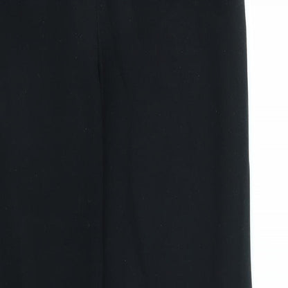 Womens UK Size 32 Preworn Regular Fit  Black Trousers