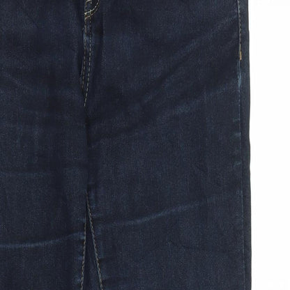 Womens UK Size 31 Preworn Regular Fit Straight Blue Jeans
