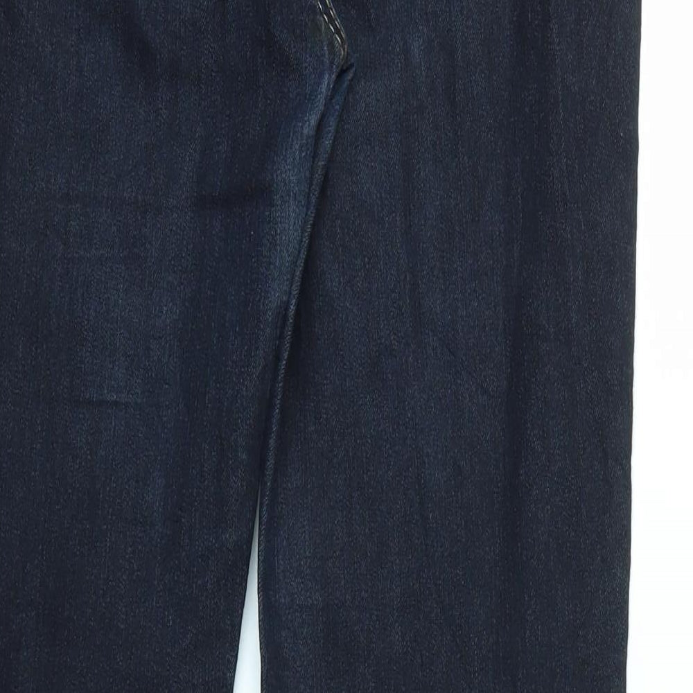 Womens UK Size 31 Preworn Regular Fit Straight Blue Jeans