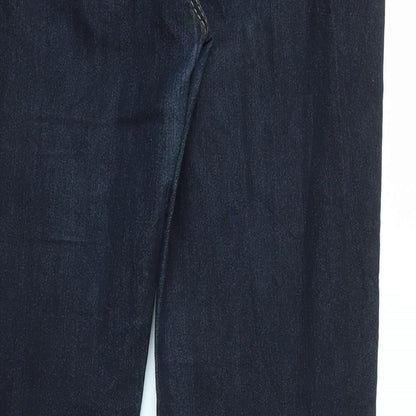Womens UK Size 31 Preworn Regular Fit Straight Blue Jeans