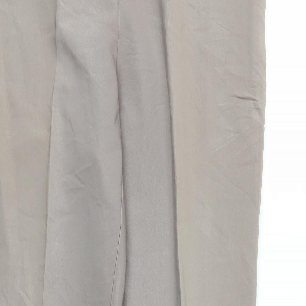 Womens UK Size 36 Preworn Regular Fit  Beige Trousers