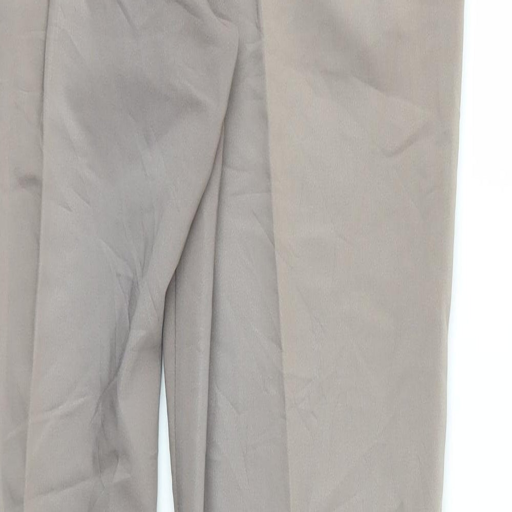 Womens UK Size 36 Preworn Regular Fit  Beige Trousers