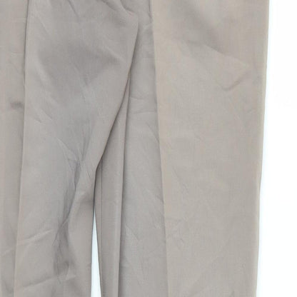 Womens UK Size 36 Preworn Regular Fit  Beige Trousers