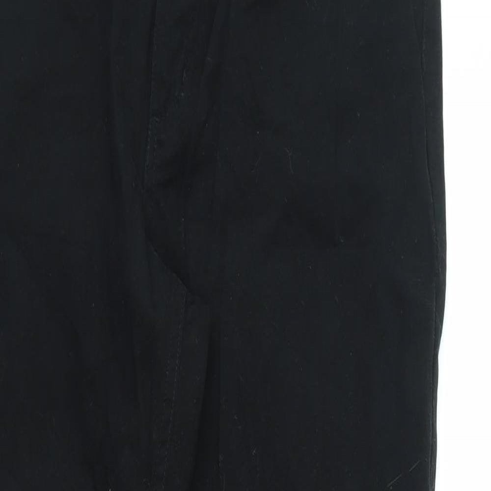 Womens UK Size 34 in Preworn Regular Fit  Black Trousers