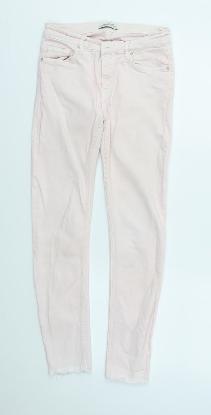 Zara Womens Pink   Skinny Jeans Size 28 in L27 in