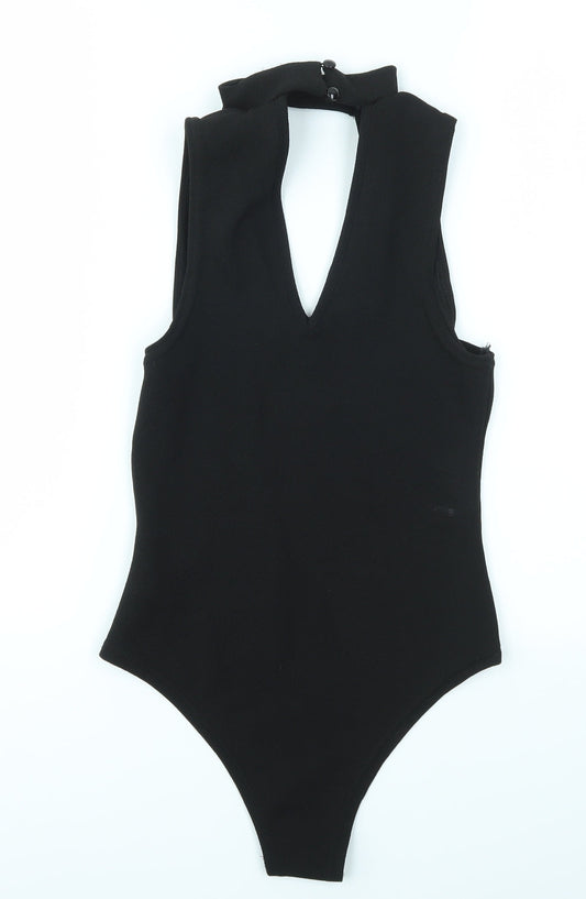 Primark Womens Black   Bodysuit One-Piece Size 8