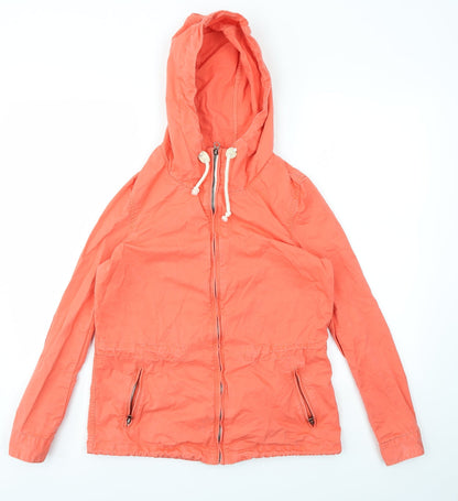 H&M Womens Orange   Jacket Coat Size 4