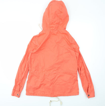 H&M Womens Orange   Jacket Coat Size 4