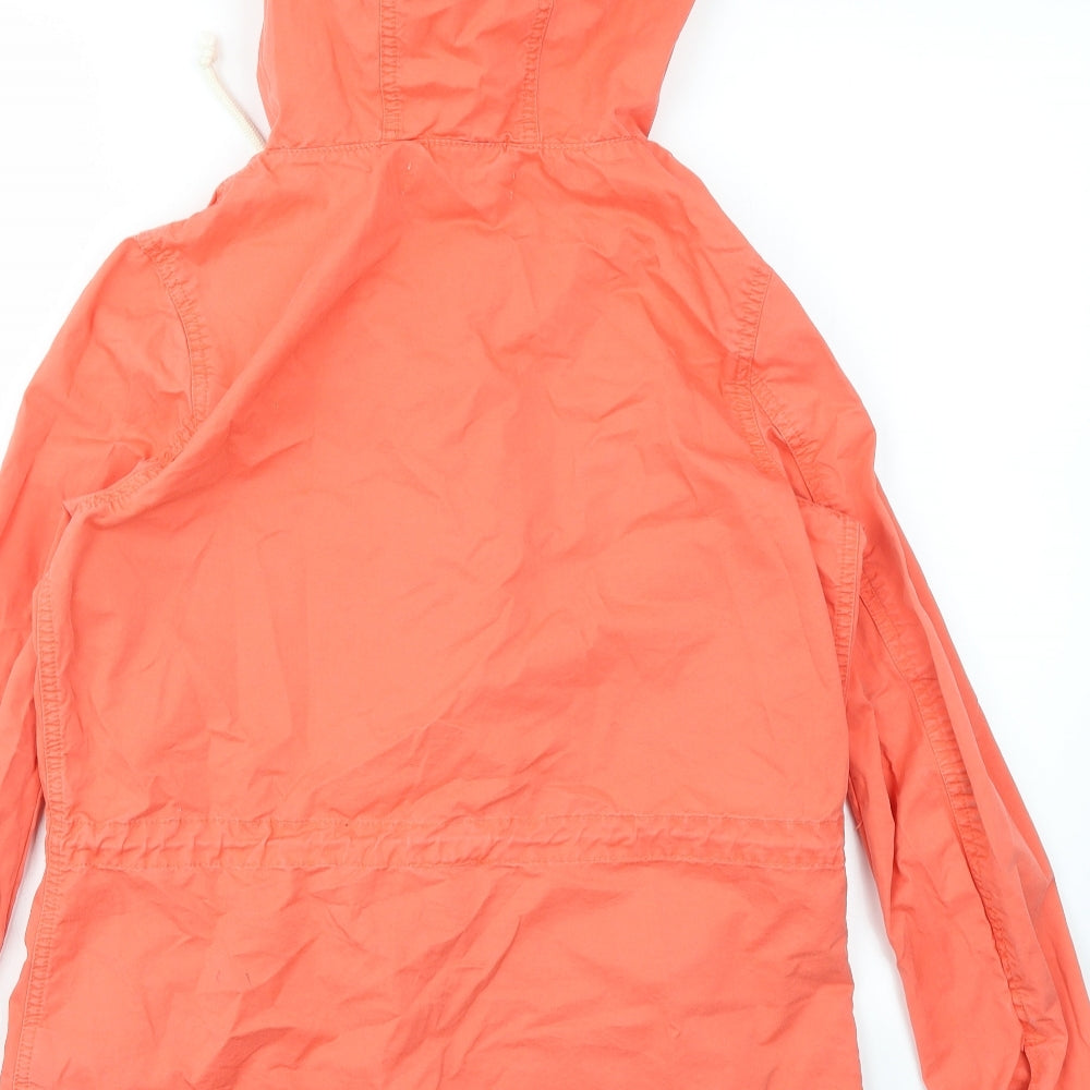 H&M Womens Orange   Jacket Coat Size 4