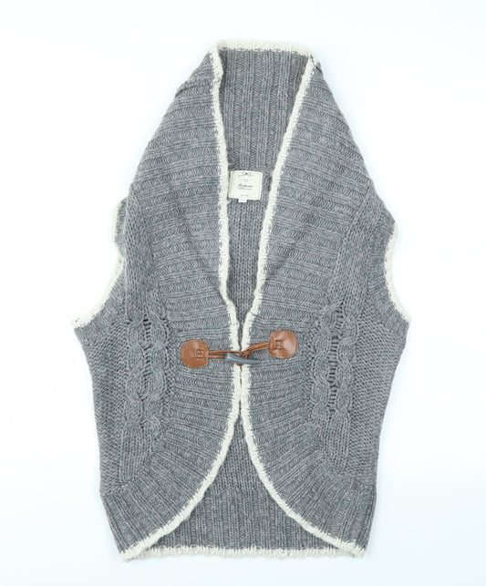 Womens UK Size 12 NEW LOOK Grey Cardigan Jumper