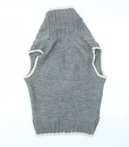 Womens UK Size 12 NEW LOOK Grey Cardigan Jumper