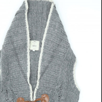 Womens UK Size 12 NEW LOOK Grey Cardigan Jumper