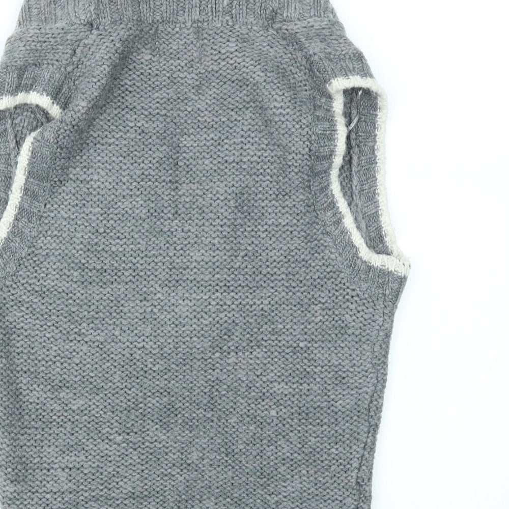 Womens UK Size 12 NEW LOOK Grey Cardigan Jumper