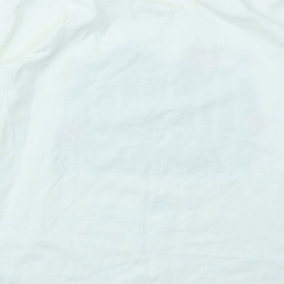 Nutmeg Girls White   Basic T-Shirt Size 13 Years