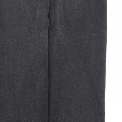 Womens UK Size 10 Papaya Regular Fit Skinny Black Jeans