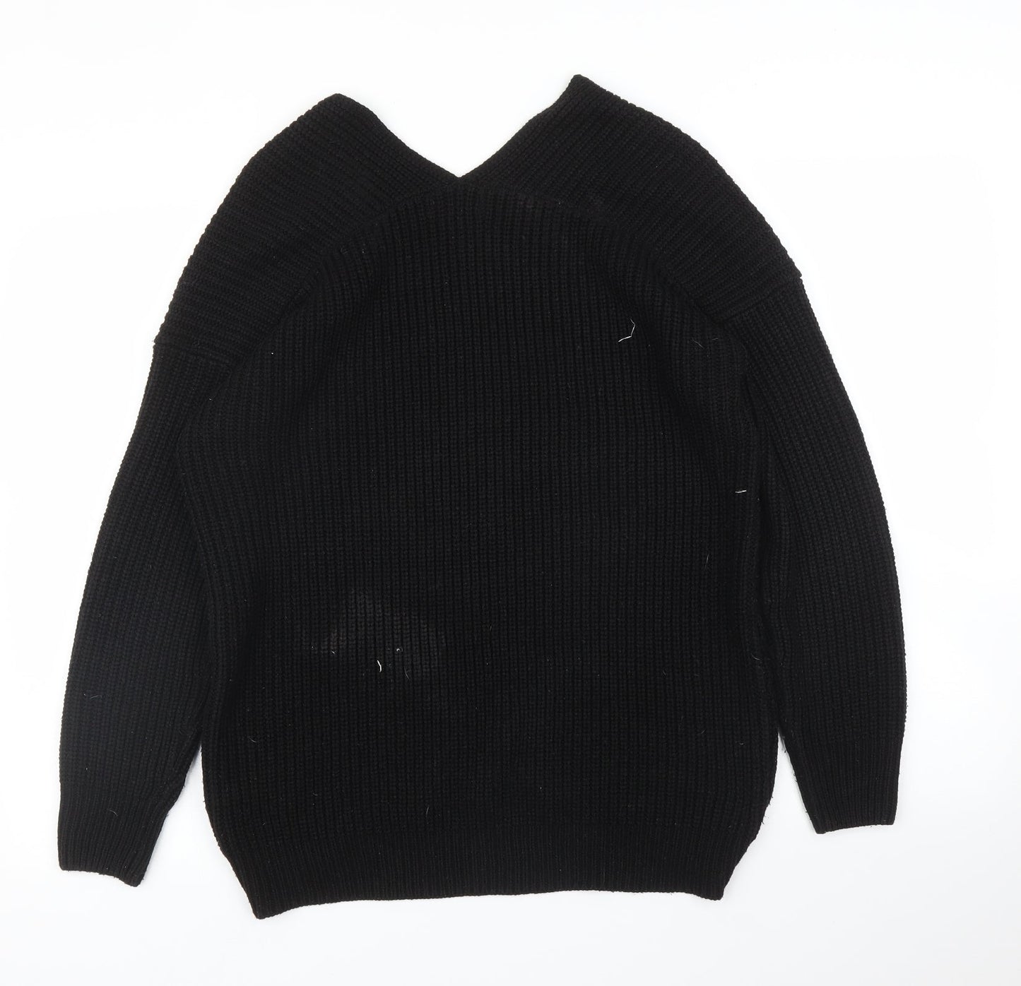 Womens UK Size S New Look Black Pullover Jumper