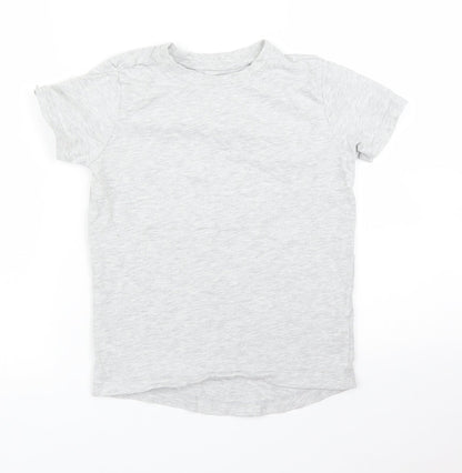 Nutmeg Boys Grey   Basic T-Shirt Size 7 Years