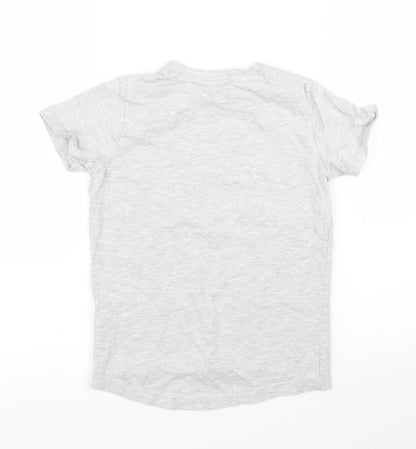 Nutmeg Boys Grey   Basic T-Shirt Size 7 Years
