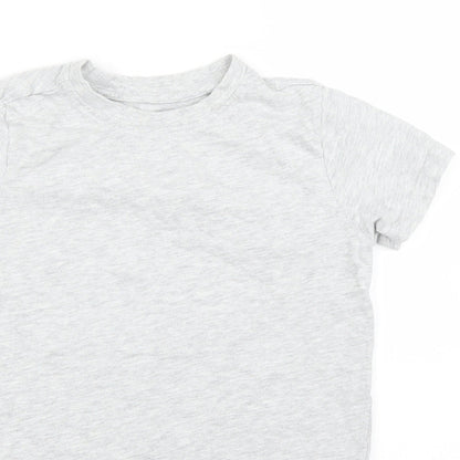 Nutmeg Boys Grey   Basic T-Shirt Size 7 Years