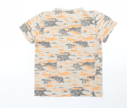 TU Boys Beige   Basic T-Shirt Size 8 Years
