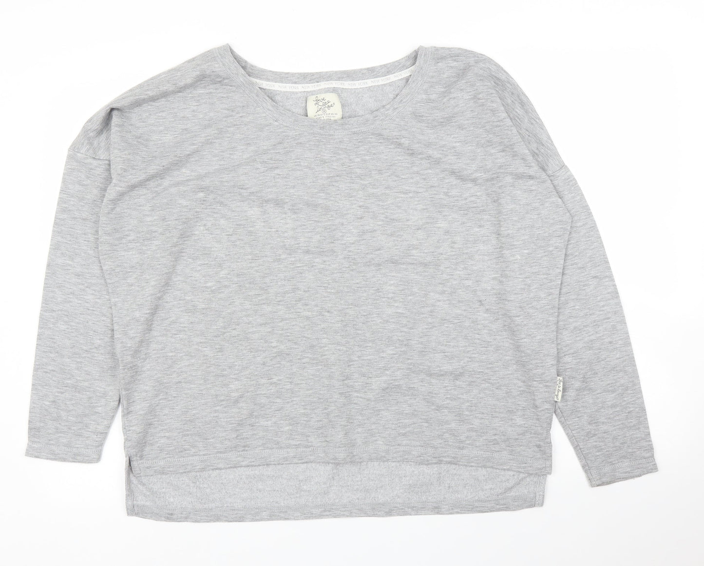 Primark Womens Grey   Pullover Jumper Size 12  - PJ top