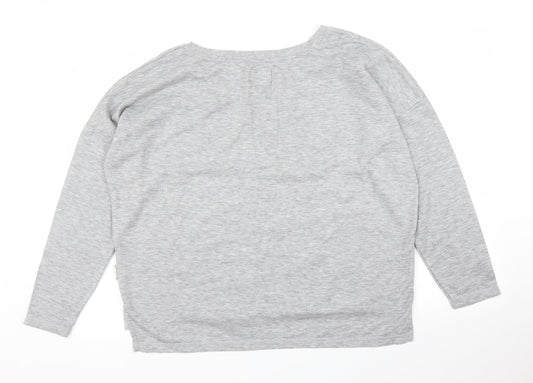 Primark Womens Grey   Pullover Jumper Size 12  - PJ top