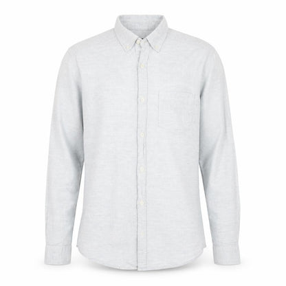 Mens UK Size S New Look Grey  Button-Up Long Sleeve Casual Shirt