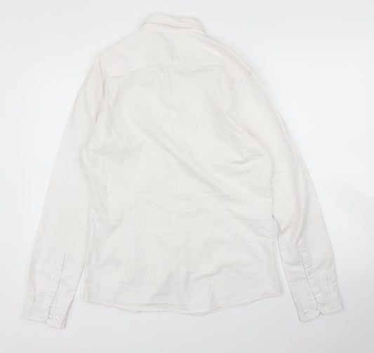 ASOS Mens White    Button-Up Size S