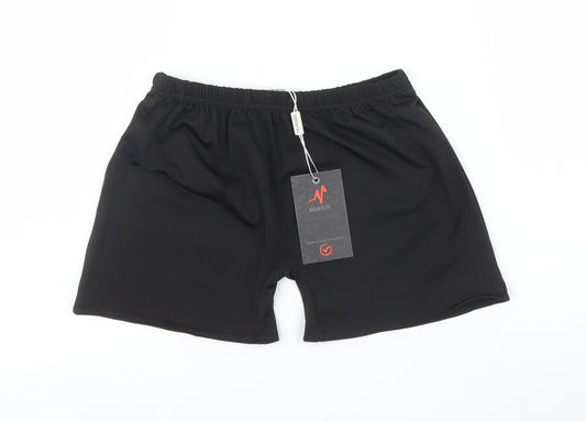 Noroze Boys Black   Sweat Shorts Size 13 Years