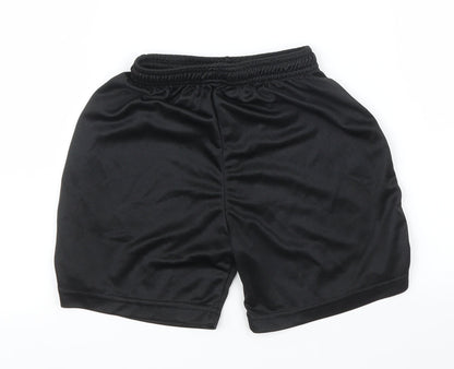 Precision Boys Black   Sweat Shorts Size 5 Years