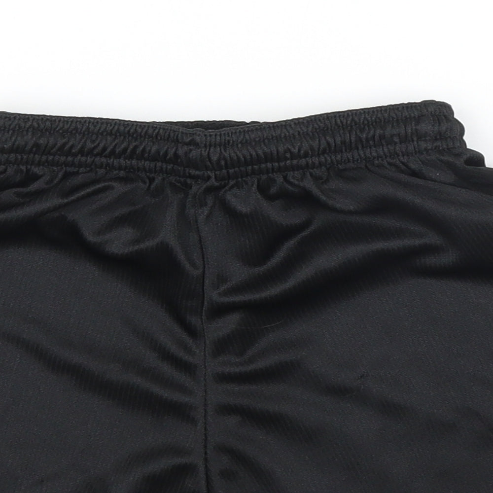 Precision Boys Black   Sweat Shorts Size 5 Years