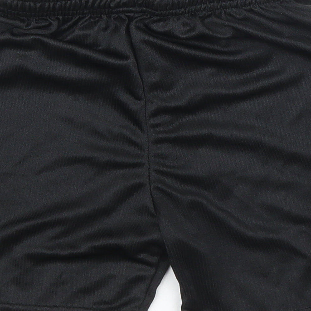 Precision Boys Black   Sweat Shorts Size 5 Years