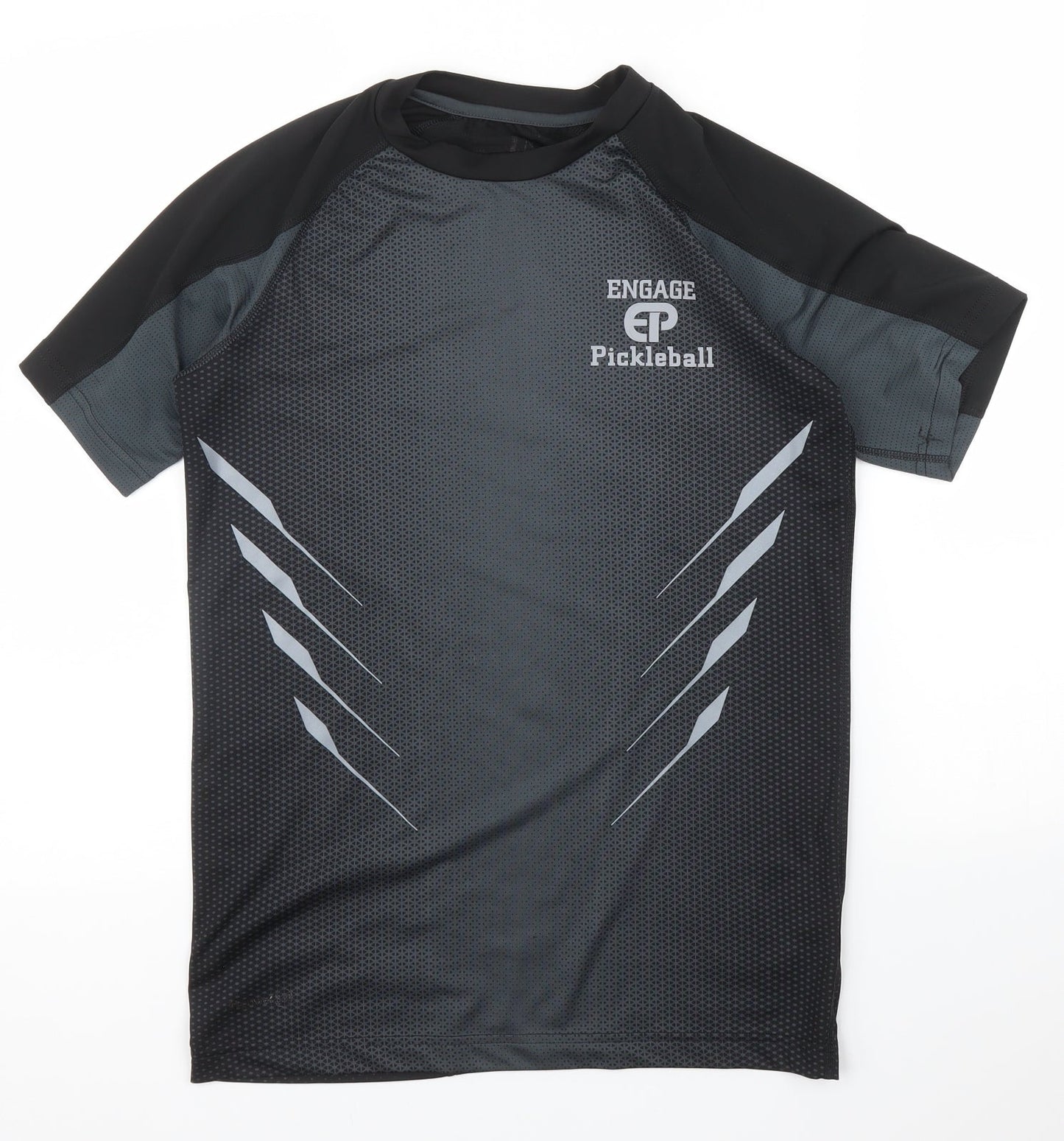 Russell Mens Black    T-Shirt Size S