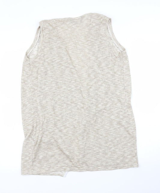 Womens UK Size M Dorothy Perkins Gold Cardigan Jumper