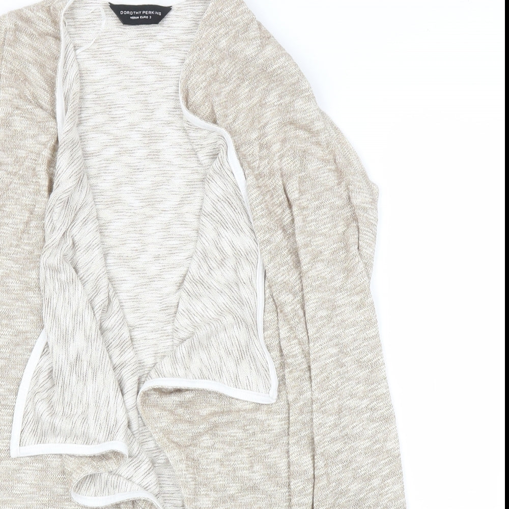 Womens UK Size M Dorothy Perkins Gold Cardigan Jumper