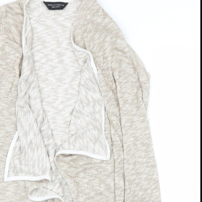 Womens UK Size M Dorothy Perkins Gold Cardigan Jumper