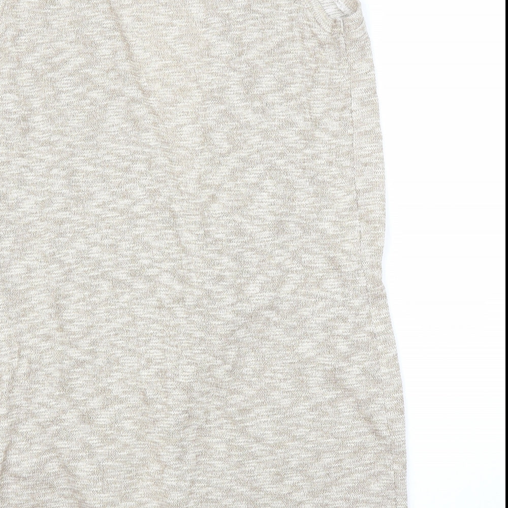 Womens UK Size M Dorothy Perkins Gold Cardigan Jumper