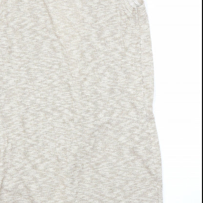 Womens UK Size M Dorothy Perkins Gold Cardigan Jumper