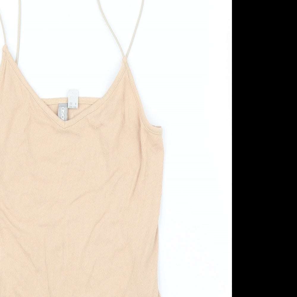 Womens UK Size 8 ASOS One-Piece Pink Leotard