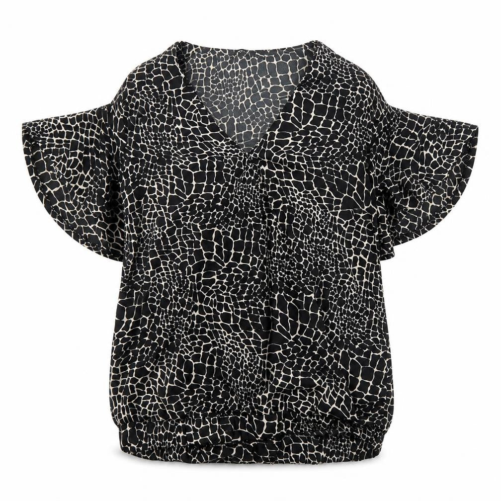 Womens UK Size 12 Capsule Black Basic Blouse