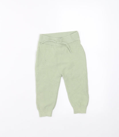George Baby Green   Jogger Trousers Size 12-18 Months