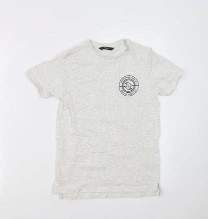 George Boys Grey   Basic T-Shirt Size 9-10 Years  - Venice Beach
